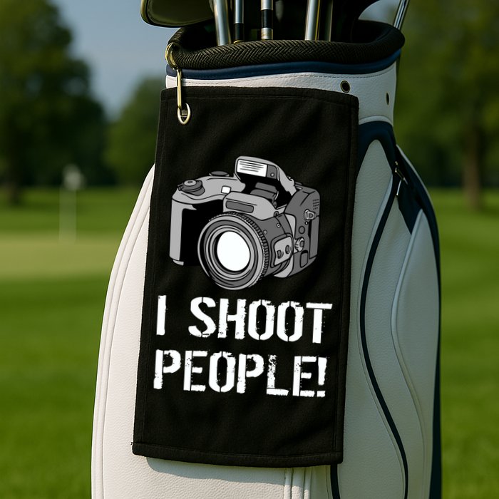 I Shoot People (Camera) Golf Towel