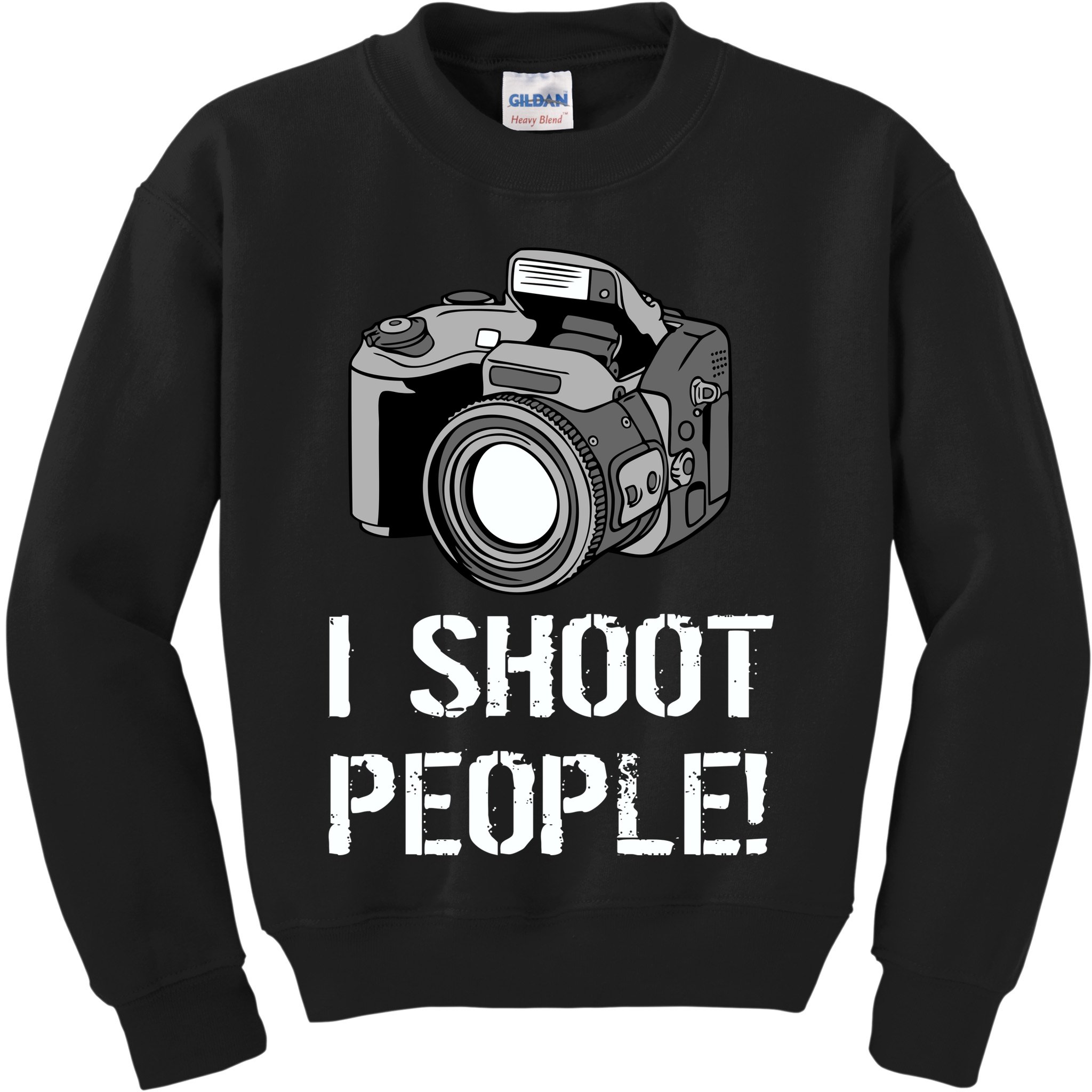 I Shoot People (Camera) Kids Sweatshirt
