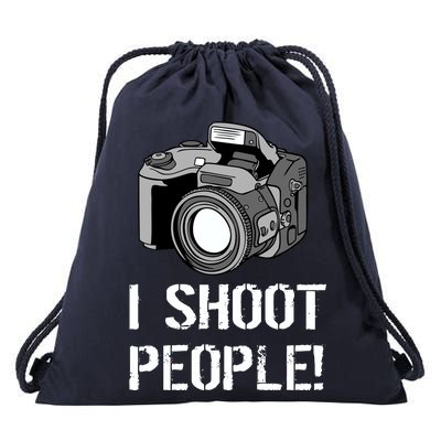 I Shoot People (Camera) Drawstring Bag