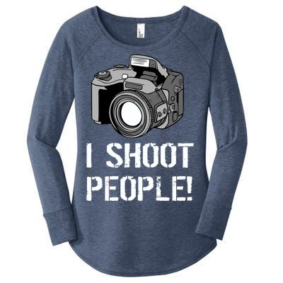 I Shoot People (Camera) Women's Perfect Tri Tunic Long Sleeve Shirt