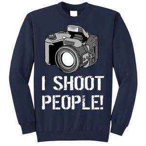 I Shoot People (Camera) Tall Sweatshirt