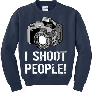 I Shoot People (Camera) Kids Sweatshirt