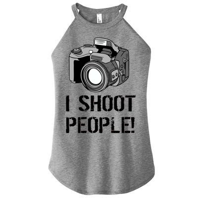 I Shoot People (Camera) Women's Perfect Tri Rocker Tank