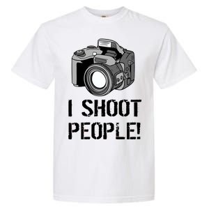 I Shoot People (Camera) Garment-Dyed Heavyweight T-Shirt