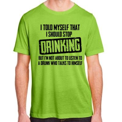 I Should Stop Drinking Funny Adult ChromaSoft Performance T-Shirt