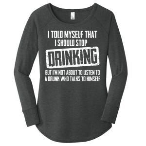 I Should Stop Drinking Funny Women's Perfect Tri Tunic Long Sleeve Shirt