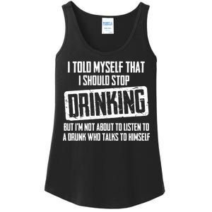 I Should Stop Drinking Funny Ladies Essential Tank