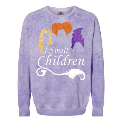 I Smell Children Funny Halloween Colorblast Crewneck Sweatshirt