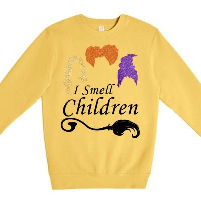 I Smell Children Funny Halloween Premium Crewneck Sweatshirt