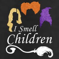 I Smell Children Funny Halloween 7 Panel Mesh Trucker Snapback Hat