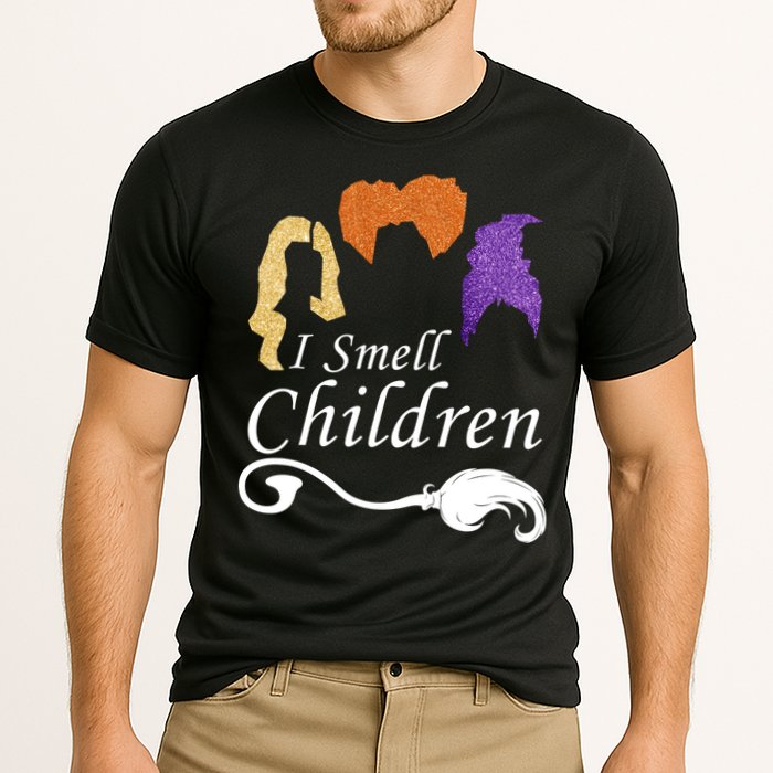 I Smell Children Funny Halloween Cooling Performance Crew T-Shirt