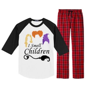 I Smell Children Funny Halloween Raglan Sleeve Pajama Set