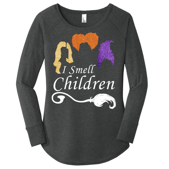 I Smell Children Funny Halloween Women's Perfect Tri Tunic Long Sleeve Shirt