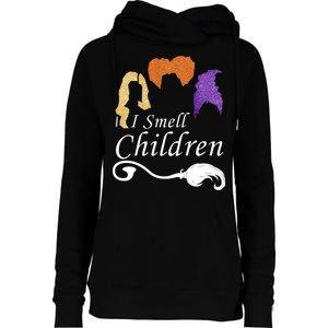 I Smell Children Funny Halloween Womens Funnel Neck Pullover Hood