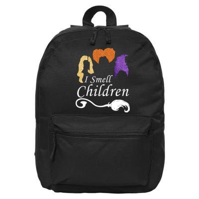 I Smell Children Funny Halloween 16 in Basic Backpack