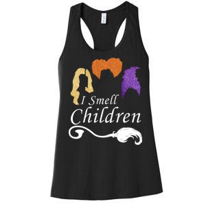 I Smell Children Funny Halloween Women's Racerback Tank