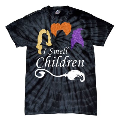 I Smell Children Funny Halloween Tie-Dye T-Shirt