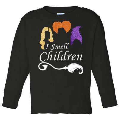 I Smell Children Funny Halloween Toddler Long Sleeve Shirt