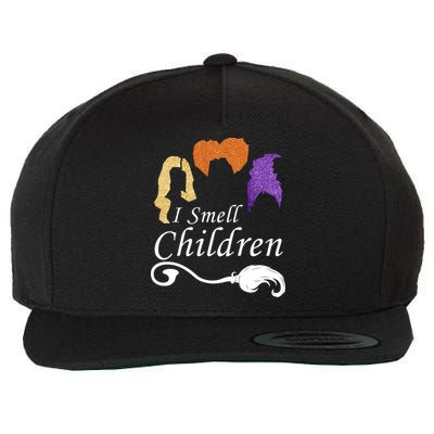 I Smell Children Funny Halloween Wool Snapback Cap