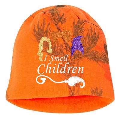 I Smell Children Funny Halloween Kati - Camo Knit Beanie