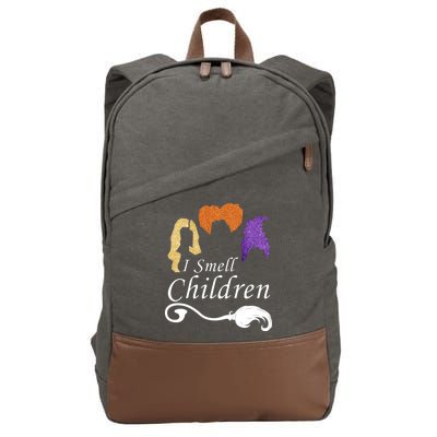 I Smell Children Funny Halloween Cotton Canvas Backpack