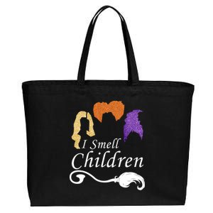 I Smell Children Funny Halloween Cotton Canvas Jumbo Tote