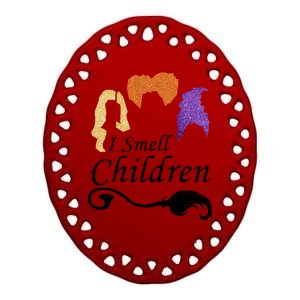 I Smell Children Funny Halloween Ceramic Oval Ornament