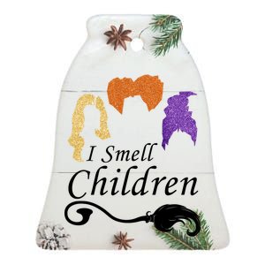 I Smell Children Funny Halloween Ceramic Bell Ornament