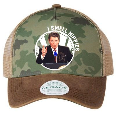 I Smell Hippies Reagan  Legacy Tie Dye Trucker Hat