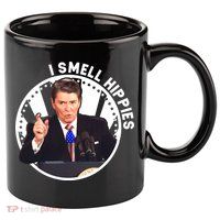 I Smell Hippies Reagan  11oz C Handle Ceramic Mug