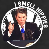 I Smell Hippies Reagan  Microfiber Hand Towel