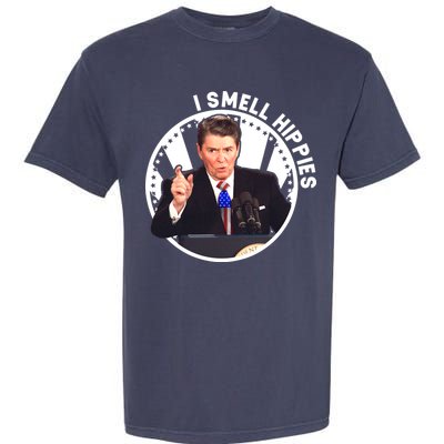 I Smell Hippies Reagan  Garment-Dyed Heavyweight T-Shirt