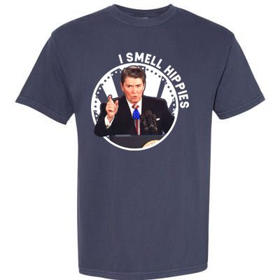 I Smell Hippies Reagan  Garment-Dyed Heavyweight T-Shirt