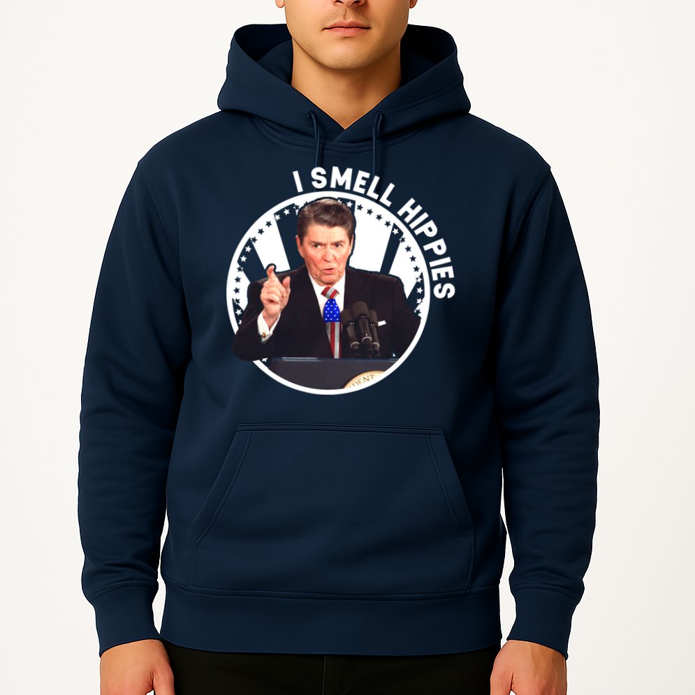 I Smell Hippies Reagan  Hoodie