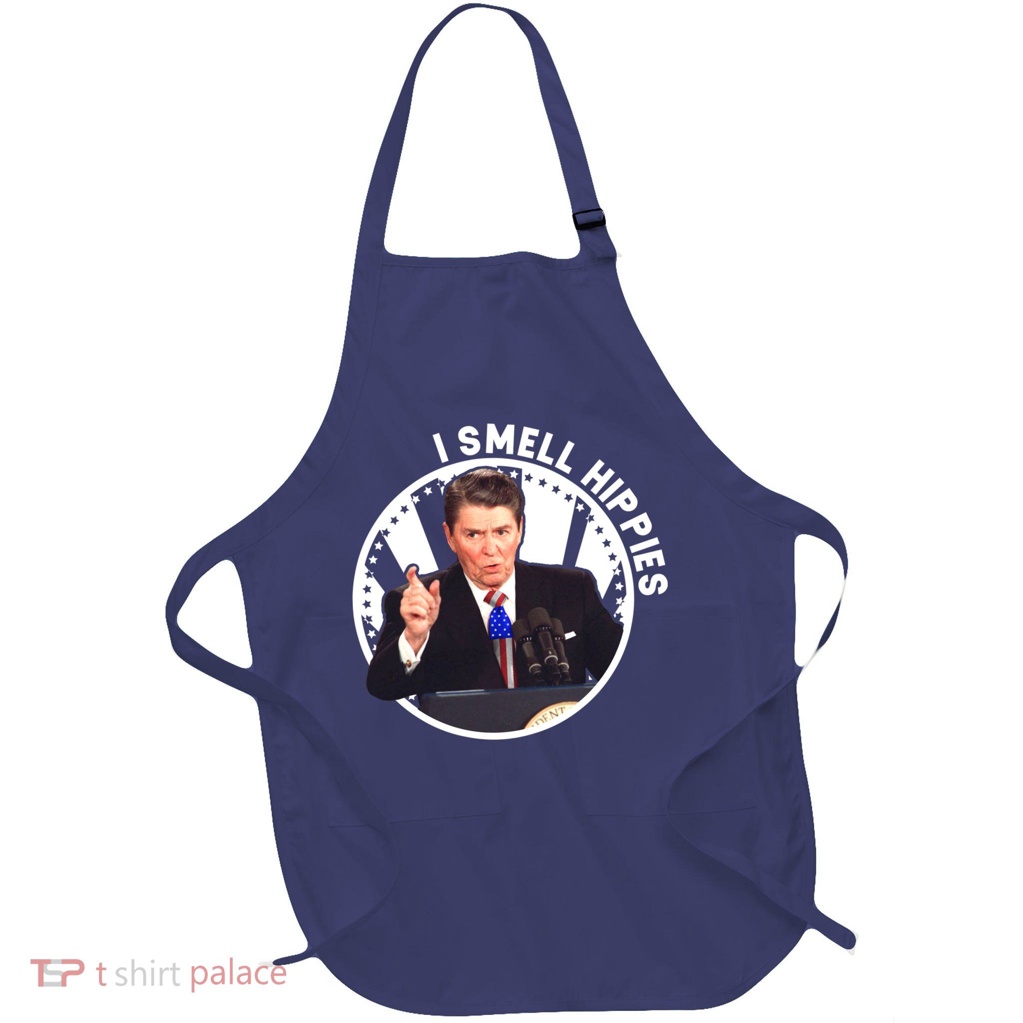 I Smell Hippies Reagan  Apron