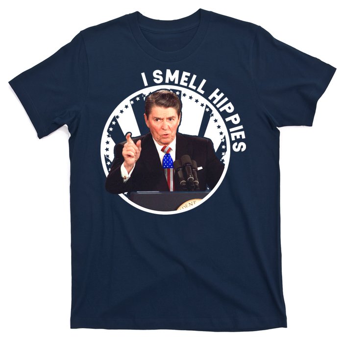 I Smell Hippies Reagan  T-Shirt