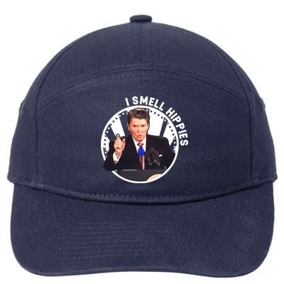 I Smell Hippies Reagan  7-Panel Snapback Hat