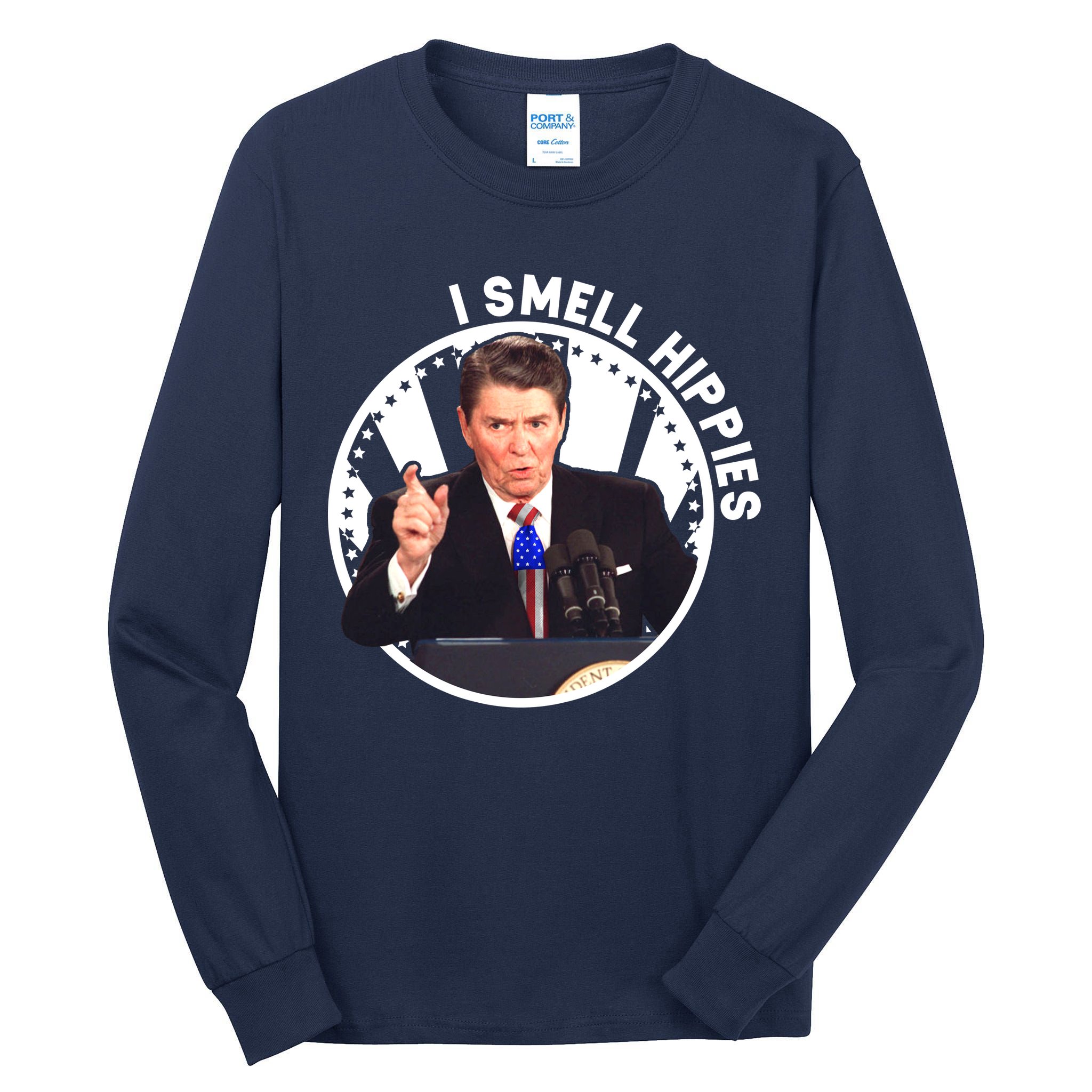 I Smell Hippies Reagan  Tall Long Sleeve T-Shirt