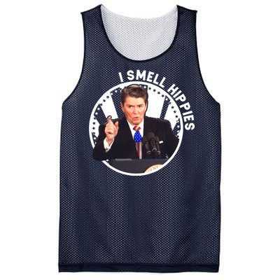 I Smell Hippies Reagan  Mesh Reversible Basketball Jersey Tank