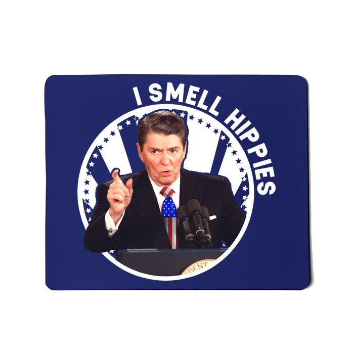 I Smell Hippies Reagan  Mousepad