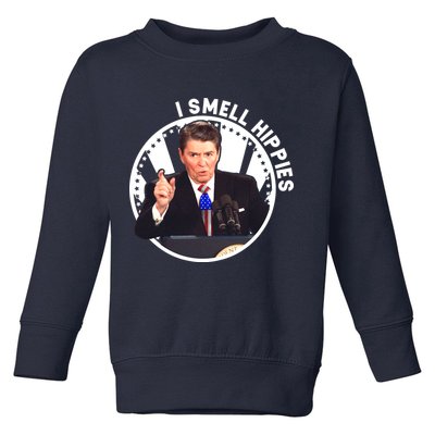 I Smell Hippies Reagan  Toddler Sweatshirt