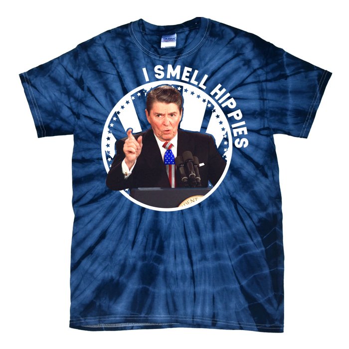 I Smell Hippies Reagan  Tie-Dye T-Shirt