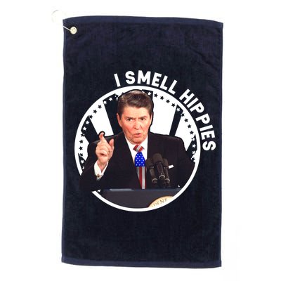 I Smell Hippies Reagan  Platinum Collection Golf Towel