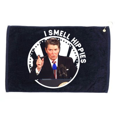 I Smell Hippies Reagan  Grommeted Golf Towel