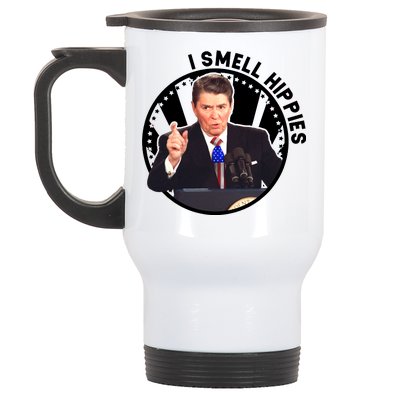 I Smell Hippies Reagan  Stainless Steel Travel Mug