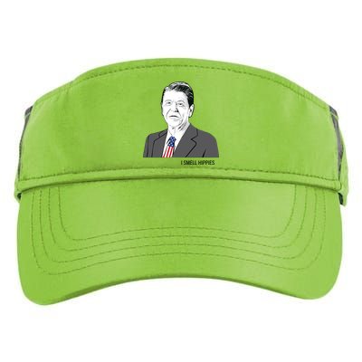 I Smell Hippies Ronald Reagan Adult Drive Performance Visor