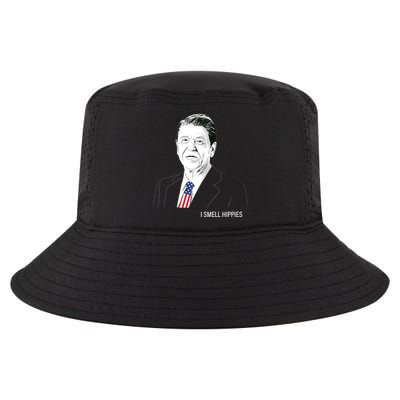 I Smell Hippies Ronald Reagan Cool Comfort Performance Bucket Hat