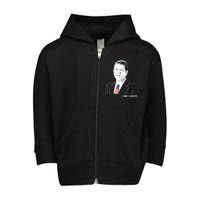 I Smell Hippies Ronald Reagan Toddler Zip Fleece Hoodie