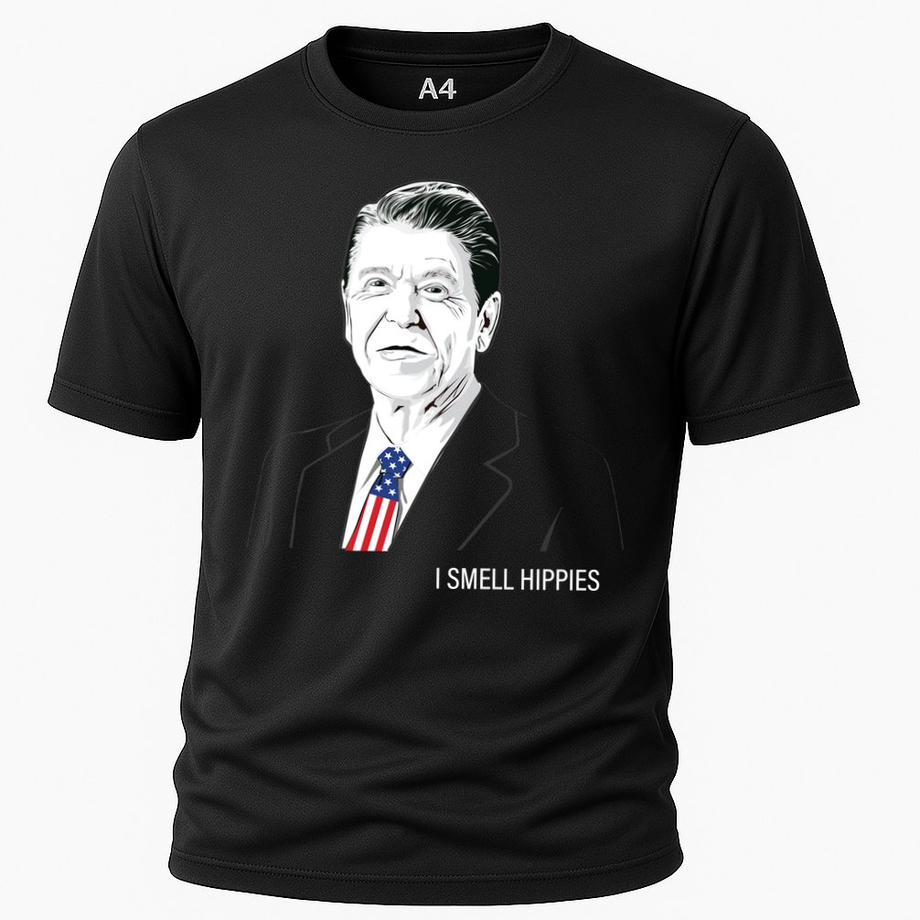 I Smell Hippies Ronald Reagan Performance Shirt