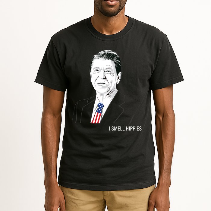 I Smell Hippies Ronald Reagan Tall T-Shirt